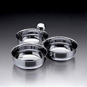 PETISQUEIRA TRIPLA ELEGANCE INOX10,5CM