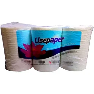 Papel Toalha Bobina 6x200 Usepaper Alavanca 100% Celulose