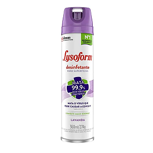Lysoform Aero Desinfetante Lavanda 360ml