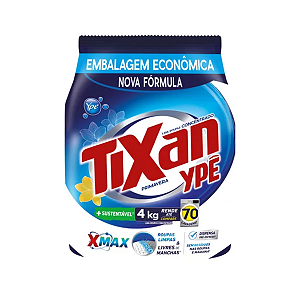 Sabão em Pó Concentrado Primavera Sachê 4kg Tixan Ypê