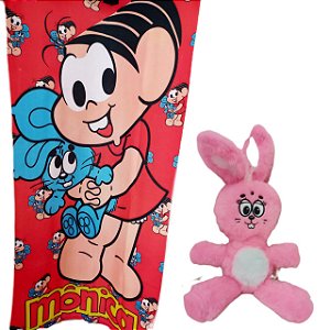 Combo Toalha Mais Pelúcia 50cm Turma da Mônica Dalila Macia