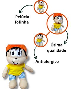 Turma Da Mônica Pelucia Chico Bento Caipira Boneco Chapéu