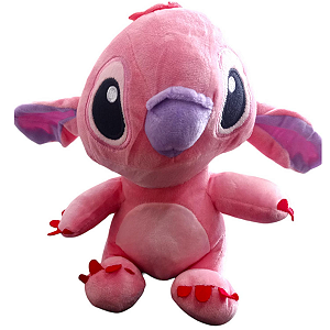 Pelucia Angel Namorada Stitch Musical Personagem Colorida