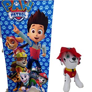 KIT Patrulha Canina Toalha de Banho + Pelúcia Marshall Lindo