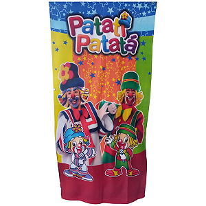 Toalha Infantil De Praia Patati e Patata Super Bem Feita