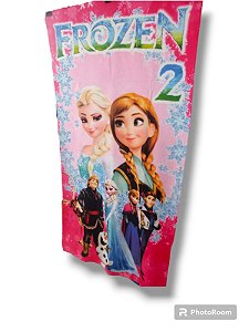 Toalha de praia de frozen