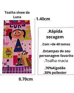 Toalha do show da luna