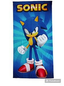 Toalha do sonic de praia