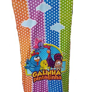 Toalha galinha pintadinha de praia