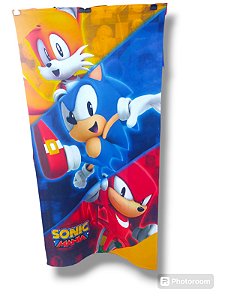 Toalha da turma do sonic de praia
