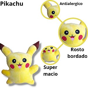 PICACHU, PELUCIA Bordada