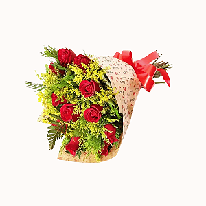 Buquê Amor Eterno de Rosas
