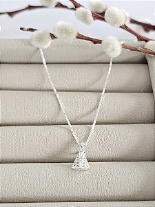 Colar com Pingente Nossa Senhora Aparecida Pequeno