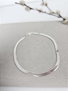 Pulseira Laminada Fina de 19,5 cm