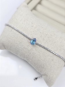 Pulseira Riviera gota azul