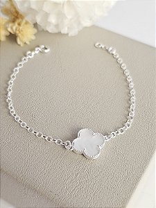 Pulseira Trevo madrepérola