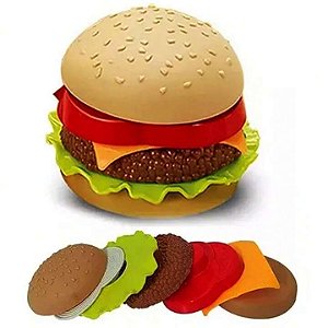 HORA DO LANCHE- HAMBÚRGUER DESMONTÁVEL