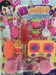 SUPER KIT COZINHA+ BONECA