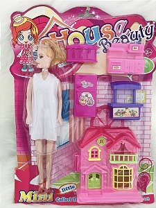 SUPER KIT HOUSE- BONECA+ ACESSÓRIOS