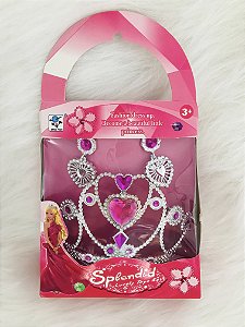 KIT BELEZA PRINCESA- COROA+ BRINCOS