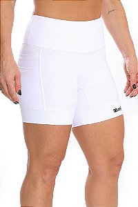 Short Feminino Multi Bolsos White