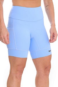 Bermuda Feminina Compress Multi Bolsos Sky
