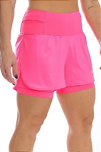 SHORT DUPLO FEMININO PINK