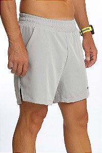 BERMUDA DUPLA COMPRESS MAX CINZA