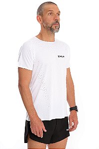 CAMISETA CORTE LASER BRANCA