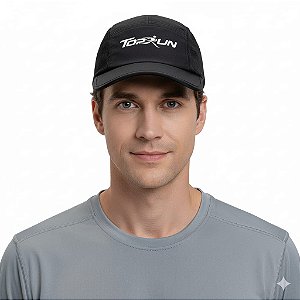 Boné Five Panel - Aba Reta Preto