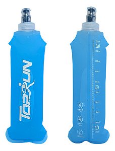 Garrafa Hidratação Silicone Soft Flash 500ml Azul