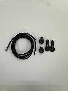 Cadarço Elástico Preto