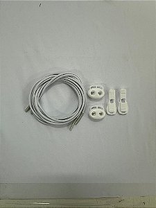 Cadarço Elástico Branco