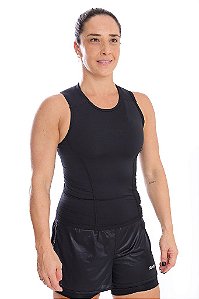 REGATA COMPRESS COM BOLSO PRETA