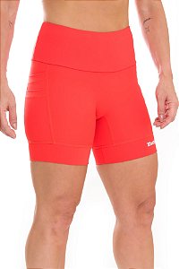 Short Feminino Multi Bolsos Vermelho