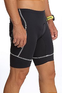 Bermuda Masculina Compress Max linha branca