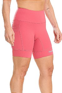 Bermuda Feminina Compress Multi Bolsos Rose