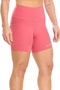 Short Feminino Multi Bolsos Rose