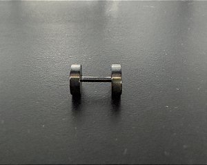 P0645 ALARGADOR AÇO PVD BLACK 1.0MM