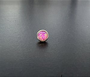 P0623 TOPO TITANIO  ROSA  OPALA SINTETICO PARA HASTE 1.6