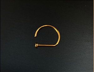 P0565 D RING TITANIO PVD DOURADO