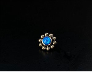 P0323 TOPO TITANIO SOL OPALA AZUL- 1.2 4MM TN178