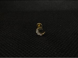 P0257 LABRET PVD GOLD LUA 1.2 8MM