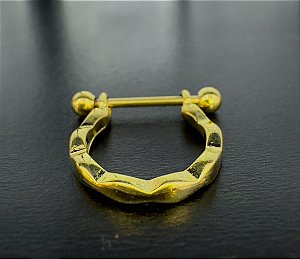 P0211 MICROBELL RETO PVD DOURADO DAITH  8MM