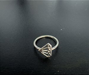 P0209 ARGOLA RODIO DIAMANTE