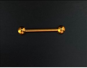 P0196 MICROBELL TITANIO GOLD RETO 1.2 14MM