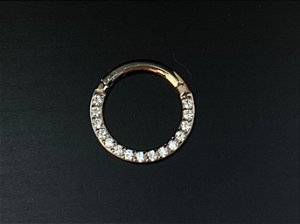 P0167 SEGMENTO AÇO FRONTAL 8MM  ZIRCONIA  CRISTAL1.2