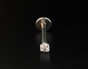 P0152 LABRET TITANIO 1.2 8MM PEDRA 2MM R.I