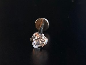 P0150 LABRET TITANIO 1.2 8MM CORAÇAO DE 4MM R.I