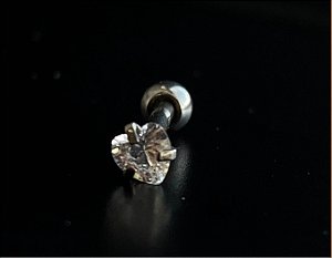 P0082 MCROBELL AÇO  RETO ZIRCONIA CORAÇAO 3MM 8MM